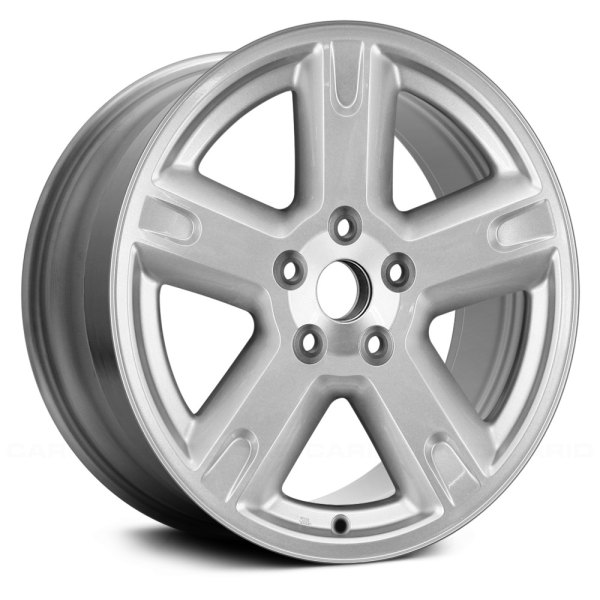 Replace® - 17 x 7 5-Spoke Silver with Machined Face Alloy Factory Wheel (Remanufactured)