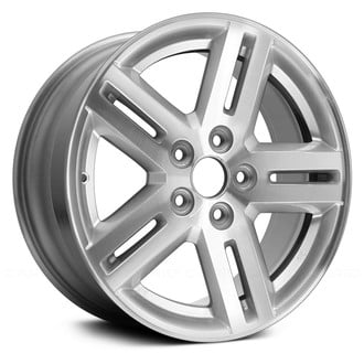 Replace® - Double 5-Spoke Silver with Machined Face 17x6.5 Alloy Factory Wheel - Remanufactured