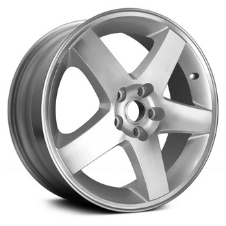 Replace® - 5-Spoke Silver with Machined Face 17x7 Alloy Factory Wheel - Remanufactured