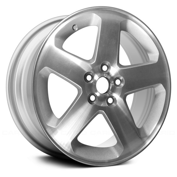 Replace® - 18 x 7 5-Spoke Silver Alloy Factory Wheel (Remanufactured)