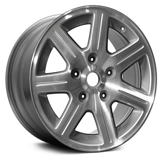 Replace® - 7 I-Spoke Silver with Machined Face 16x6.5 Alloy Factory Wheel - Remanufactured