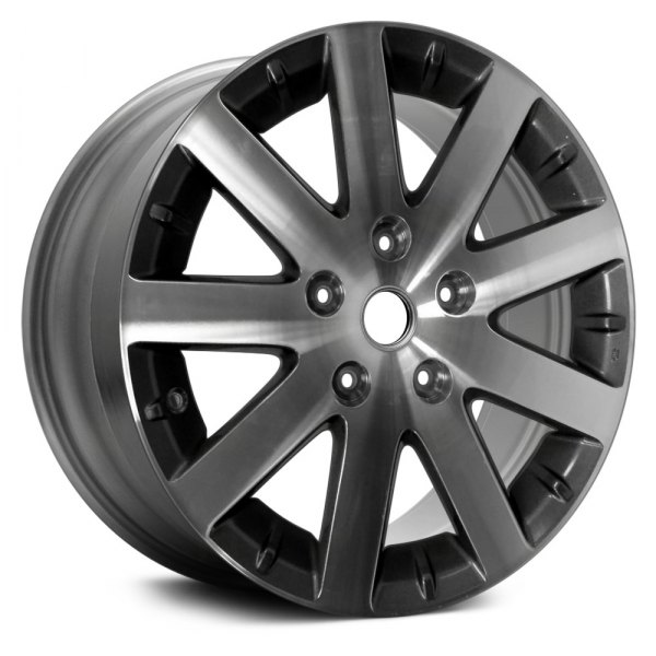 Replace® - 17 x 6.5 9 I-Spoke Silver with Machined Face Alloy Factory Wheel (Factory Take Off)