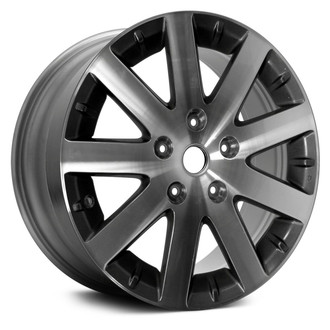 Replace® - 9 I-Spoke Silver with Machined Face 17x6.5 Alloy Factory Wheel - Remanufactured