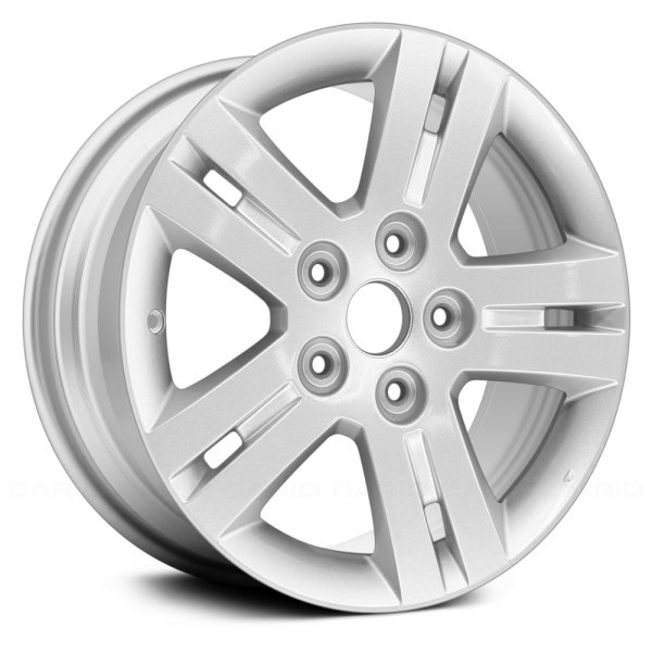 Replace® - 17 x 6.5 Double 5-Spoke Silver Alloy Factory Wheel (Remanufactured)