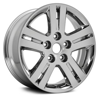 Replace® - Double 5-Spoke PVD Chrome 17x6.5 Alloy Factory Wheel - Remanufactured