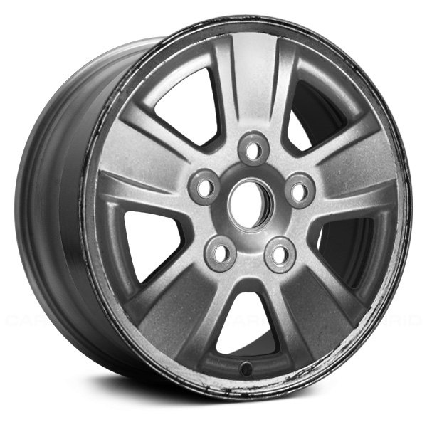 Replace® - 16 x 8 5-Spoke Silver Alloy Factory Wheel (Remanufactured)