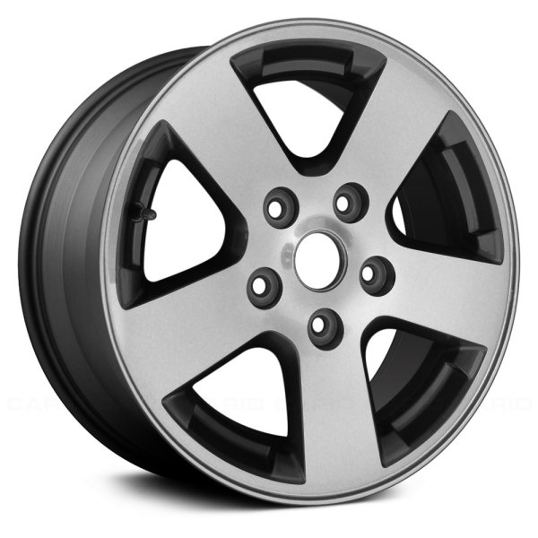 Replace® - 17 x 7 5-Spoke Bluish Charcoal Alloy Factory Wheel (Remanufactured)