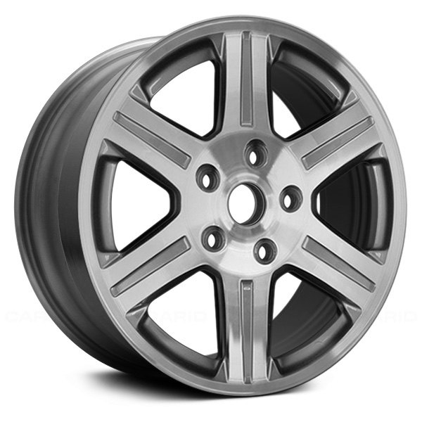 Replace® - 17 x 7.5 6 I-Spoke Charcoal with Machined Face Alloy Factory Wheel (Remanufactured)