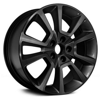 Replace® - 5 V-Spoke Black 18x7 Alloy Factory Wheel - Remanufactured