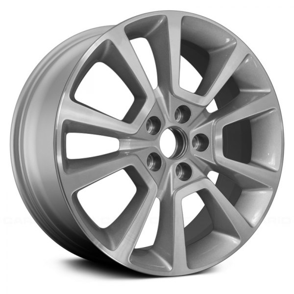 Replace® - 18 x 7 5 V-Spoke Silver Alloy Factory Wheel (Factory Take Off)