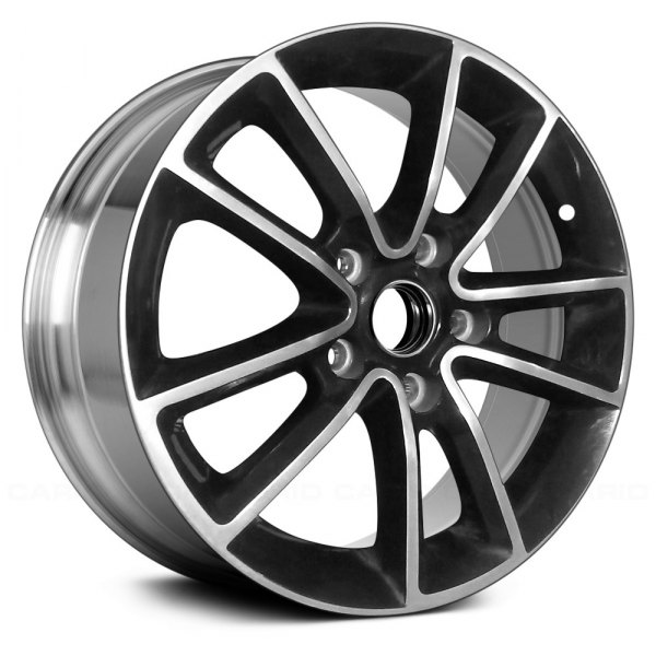 Replace® - 17 x 6.5 5 V-Spoke Silver Alloy Factory Wheel (Remanufactured)