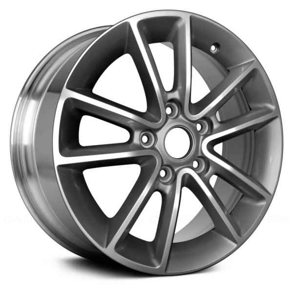 Replace® - 17 x 6.5 5 V-Spoke Charcoal Alloy Factory Wheel (Remanufactured)