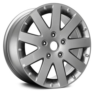Replace® - 9 I-Spoke Light Hyper Silver 17x6.5 Alloy Factory Wheel - Remanufactured