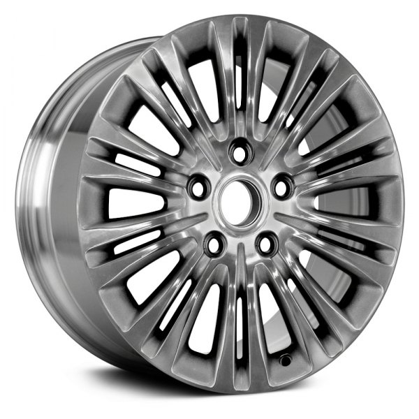 Replace® - 17 x 6.5 10 Double I-Spoke Polished with Black Windows Alloy Factory Wheel (Remanufactured)
