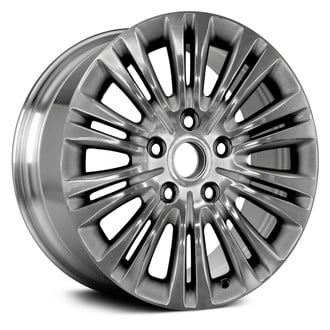 Replace® - 10 Double I-Spoke Polished with Black Windows 17x6.5 Alloy Factory Wheel - Remanufactured