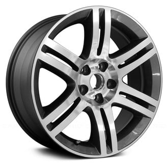 Replace® - 6 Double I-Spoke Dark Charcoal with Polished Accents 18x7.5 Alloy Factory Wheel - Remanufactured