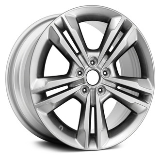 Replace® - Double 5-Spoke Silver Metallic with Black Primer 19x7.5 Alloy Factory Wheel - Remanufactured