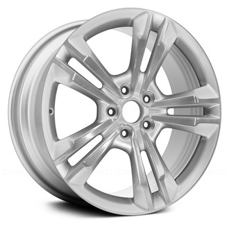 Replace® - Double 5-Spoke Polished and Sparkle Silver 19x7.5 Alloy Factory Wheel - Remanufactured