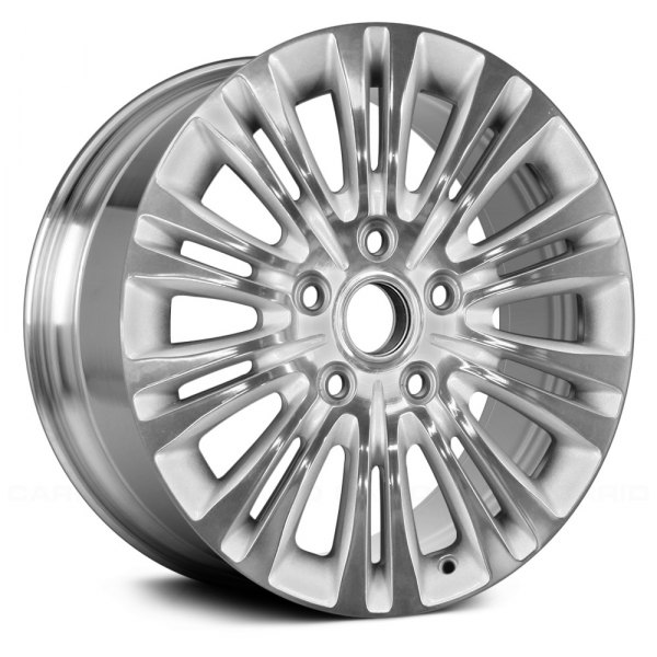 Replace® - 19 x 7.5 10 Double I-Spoke Silver with Polished Face Alloy Factory Wheel (Remanufactured)