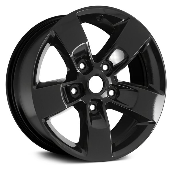 Replace® - 17 x 7 5-Spoke Gloss Black Alloy Factory Wheel (Remanufactured)