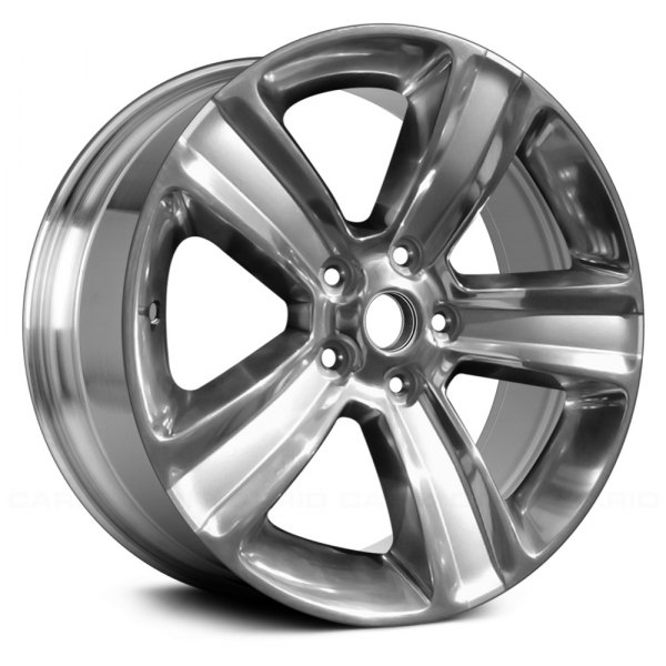 Replace® - 20 x 9 5-Spoke Silver with Polished Face Alloy Factory Wheel (Factory Take Off)