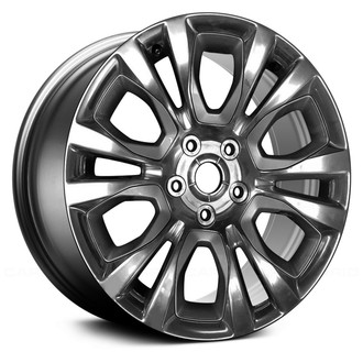 Replace® - 6 V-Spoke Smoked Silver 20x9 Alloy Factory Wheel - Remanufactured