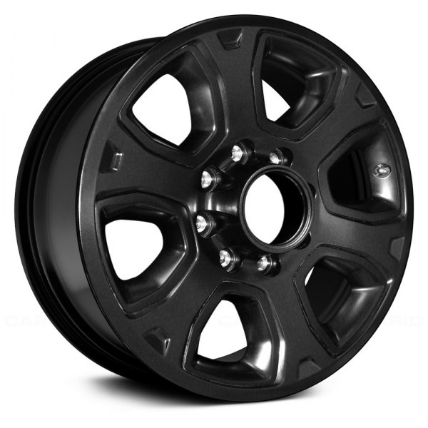 Replace® - 20 x 8 6-Slot Black Alloy Factory Wheel (Remanufactured)