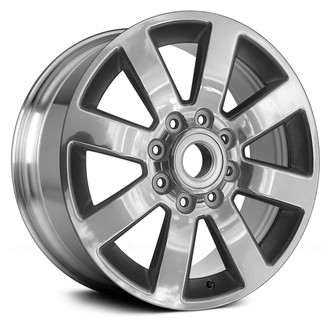 Replace® - 8-Spoke Polished with Silver Vents 20x8 Alloy Factory Wheel - Remanufactured