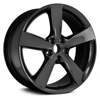 Replace® - 5-Spoke Gloss Black 18x7.5 Alloy Factory Wheel - Remanufactured