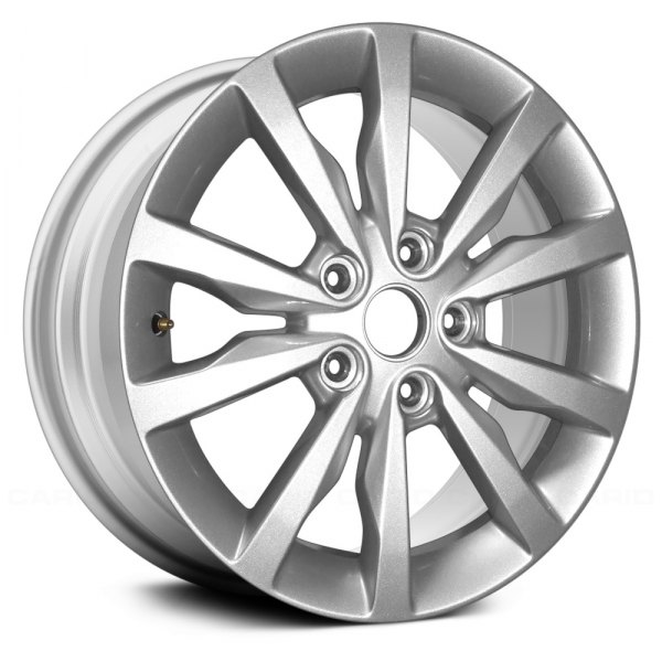 Replace® - 18 x 8 5 V-Spoke Silver Alloy Factory Wheel (Remanufactured)