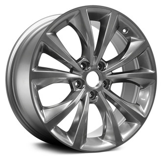Replace® - 5 V-Spoke Silver 18x8 Alloy Factory Wheel - Remanufactured