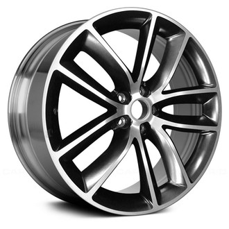 Replace® - Double 5-Spoke Satin Black with Polished Face 20x9 Alloy Factory Wheel - Remanufactured