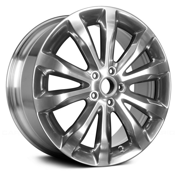 Replace® - 19 x 7.5 5 V-Spoke Polished Alloy Factory Wheel (Remanufactured)