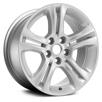 Replace® - Double 5-Spoke Silver 17x7 Alloy Factory Wheel - Remanufactured