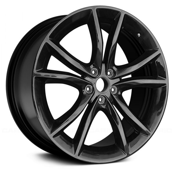 Replace® - 20 x 8 5 V-Spoke Black Alloy Factory Wheel (Remanufactured)