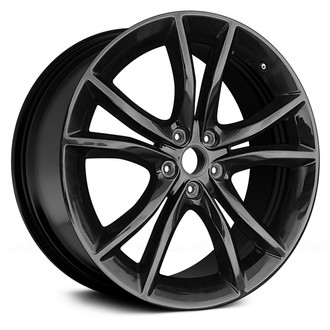 Replace® - 5 V-Spoke Black 20x8 Alloy Factory Wheel - Remanufactured
