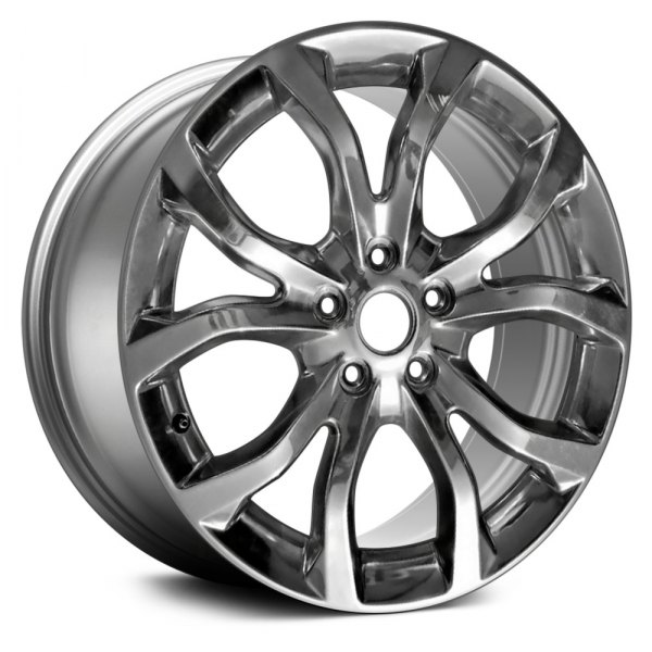 Replace® - 20 x 8 5 V-Spoke Smoked Silver Alloy Factory Wheel (Remanufactured)