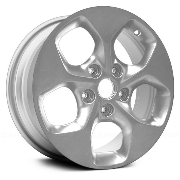 Replace® - 17 x 7 5-Slot Silver Alloy Factory Wheel (Remanufactured)