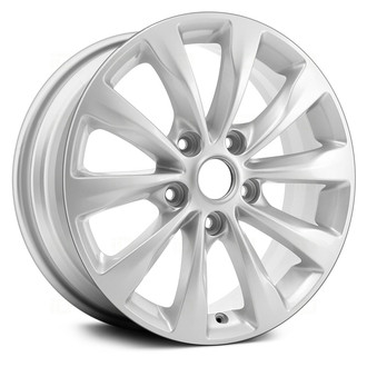 Replace® - 10 Turbine-Spoke Silver 17x7 Alloy Factory Wheel - Remanufactured