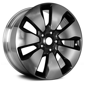 Replace® - 7-Slot Polished with Sparkle Graphite Metallic Windows 18x7.5 Alloy Factory Wheel - Remanufactured