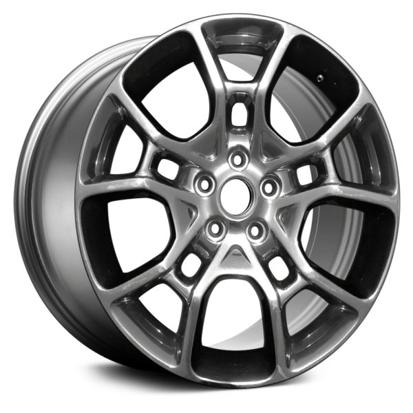 Replace® - 19 x 7.5 5 Y-Spoke Smoked Silver Alloy Factory Wheel (Remanufactured)