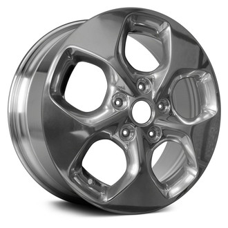 Replace® - 5-Slot Polished 17x7 Alloy Factory Wheel - Remanufactured