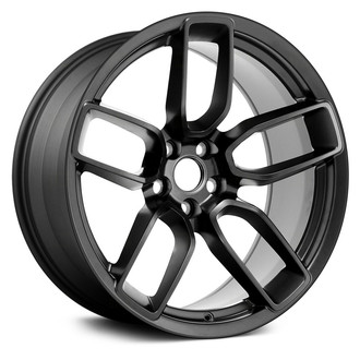 Replace® - Double 5-Spoke Machined and Dark Charcoal 20x11 Alloy Factory Wheel - Remanufactured