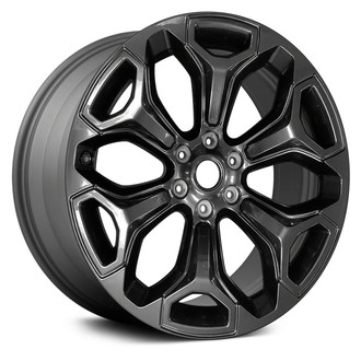 Replace® - 6 Y-Spoke Machined and Medium Charcoal Metallic 20x9 Alloy Factory Wheel - Remanufactured