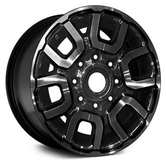 Replace® - 12-Slot Black Satin Clear 18x8 Alloy Factory Wheel - Remanufactured