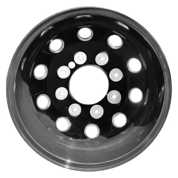 Replace® - 17 x 6 10-Hole Polished Black Alloy Factory Wheel (Remanufactured)