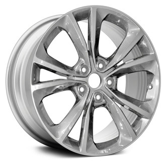 Replace® - Double 5-Spoke Silver Metallic 19x7.5 Alloy Factory Wheel - Remanufactured