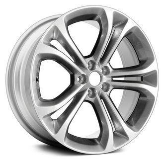 Replace® - Double 5-Spoke Medium Silver Metallic 20x8 Alloy Factory Wheel - Remanufactured