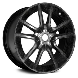 Replace® - 10-Spoke Black Satin Clear 20x8 Alloy Factory Wheel - Remanufactured