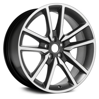 Replace® - 10-Spoke Machined Black Pearl Metallic 20x8 Alloy Factory Wheel - Remanufactured